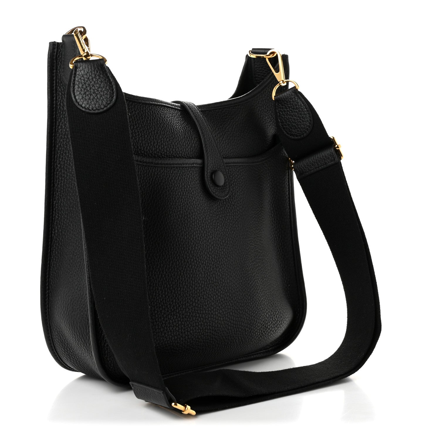 Hermès Taurillon Clemence Evelyne III PM Black