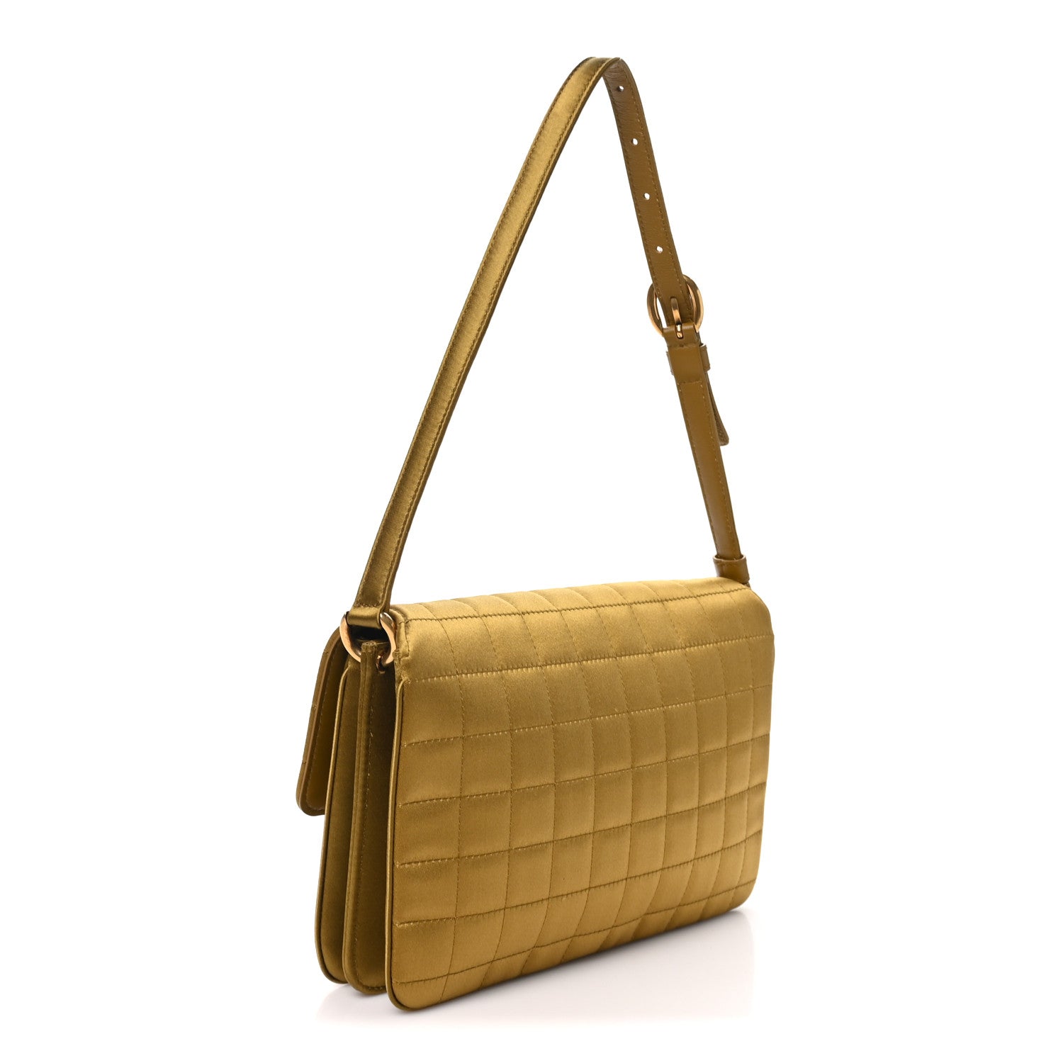Saint Laurent Carre Quilted Le Maillon Satchel New Jungle