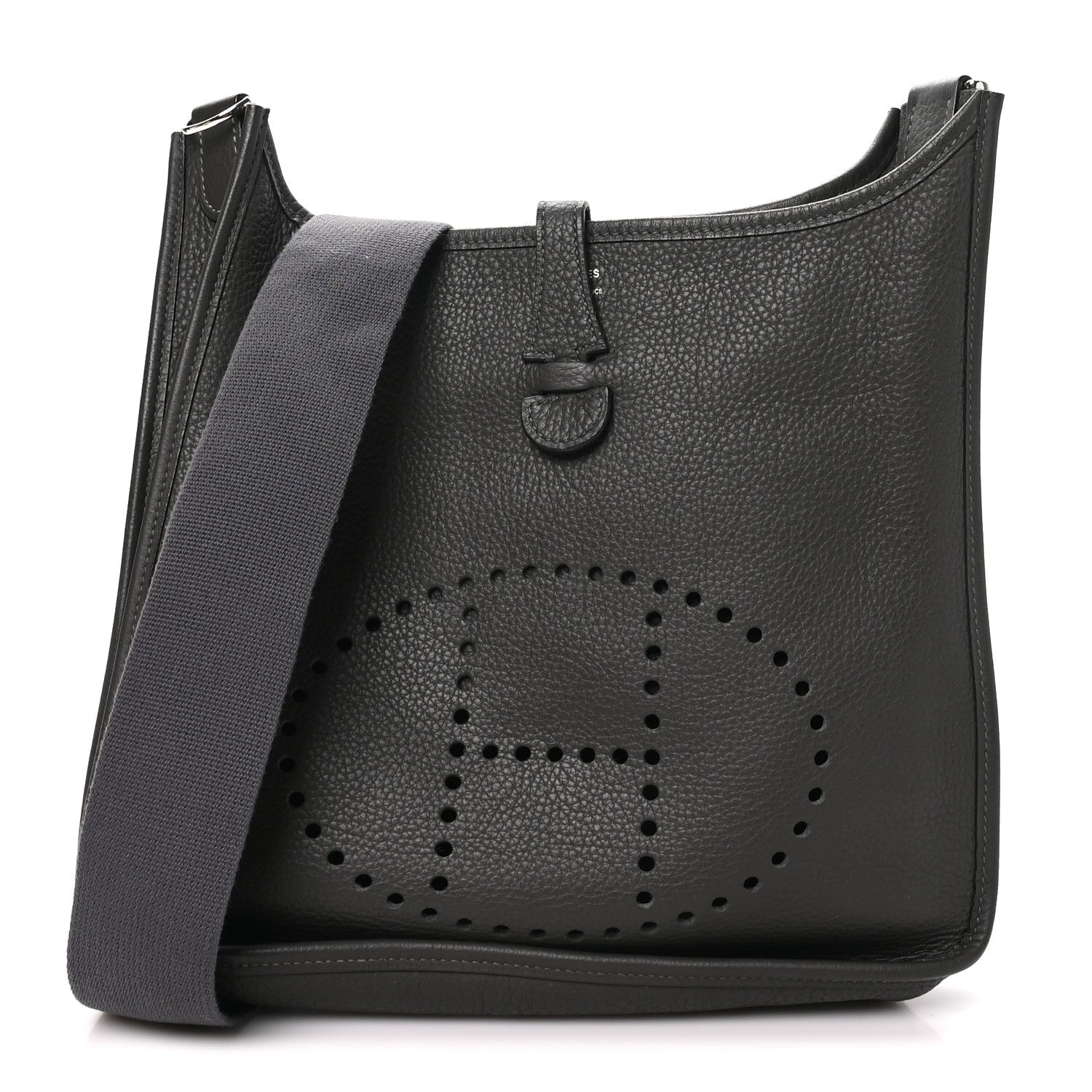 Hermès Taurillon Clemence Evelyne III PM Graphite