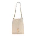 Saint Laurent Lambskin Matelasse Monogram Medium Jamie 4.3 Pochon Blanc Vintage