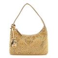 Prada Satin Crystal Mini Re-Edition 2000 Bag Platino