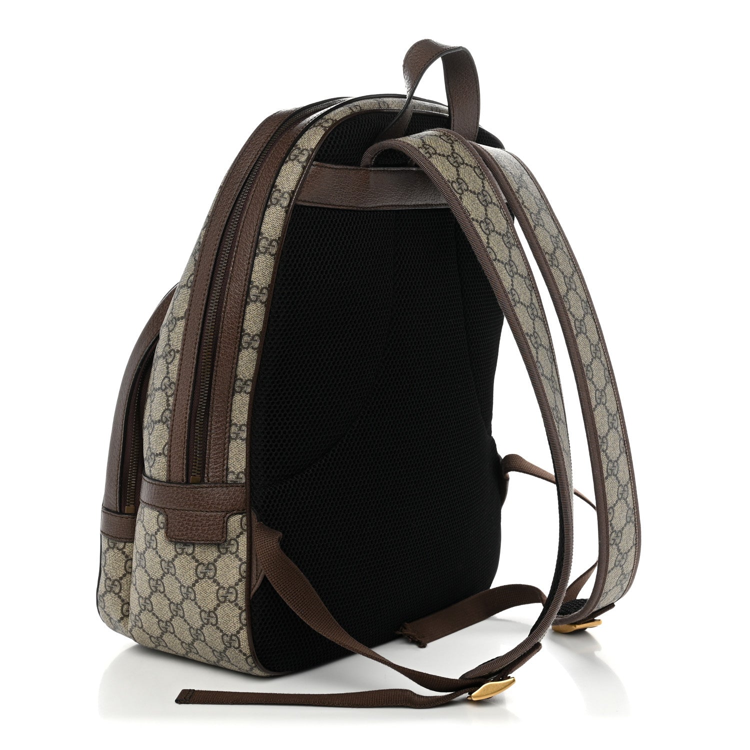 Gucci GG Supreme Monogram Medium Ophidia Day Backpack Brown