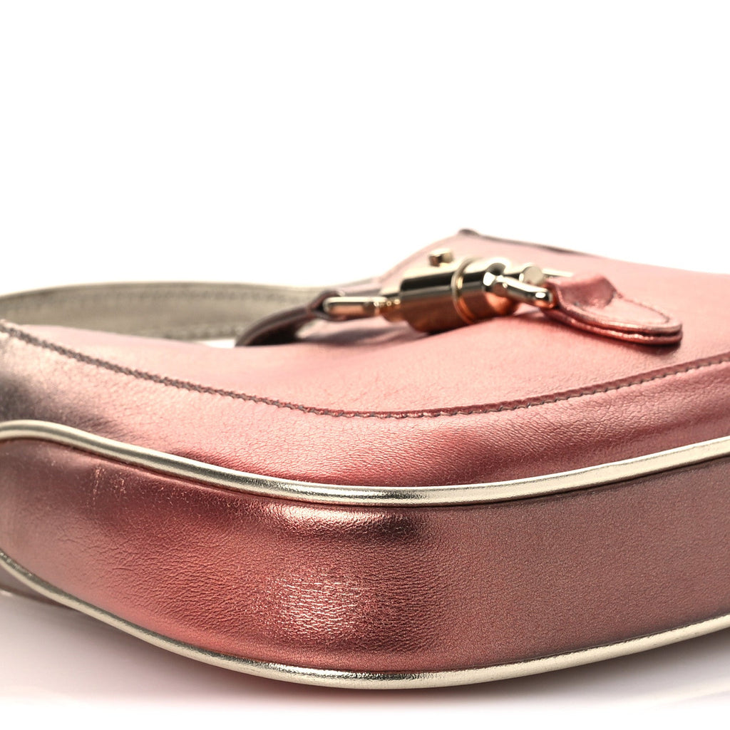 Gucci Metallic Faded Nappa Mini Jackie 1961 Copper