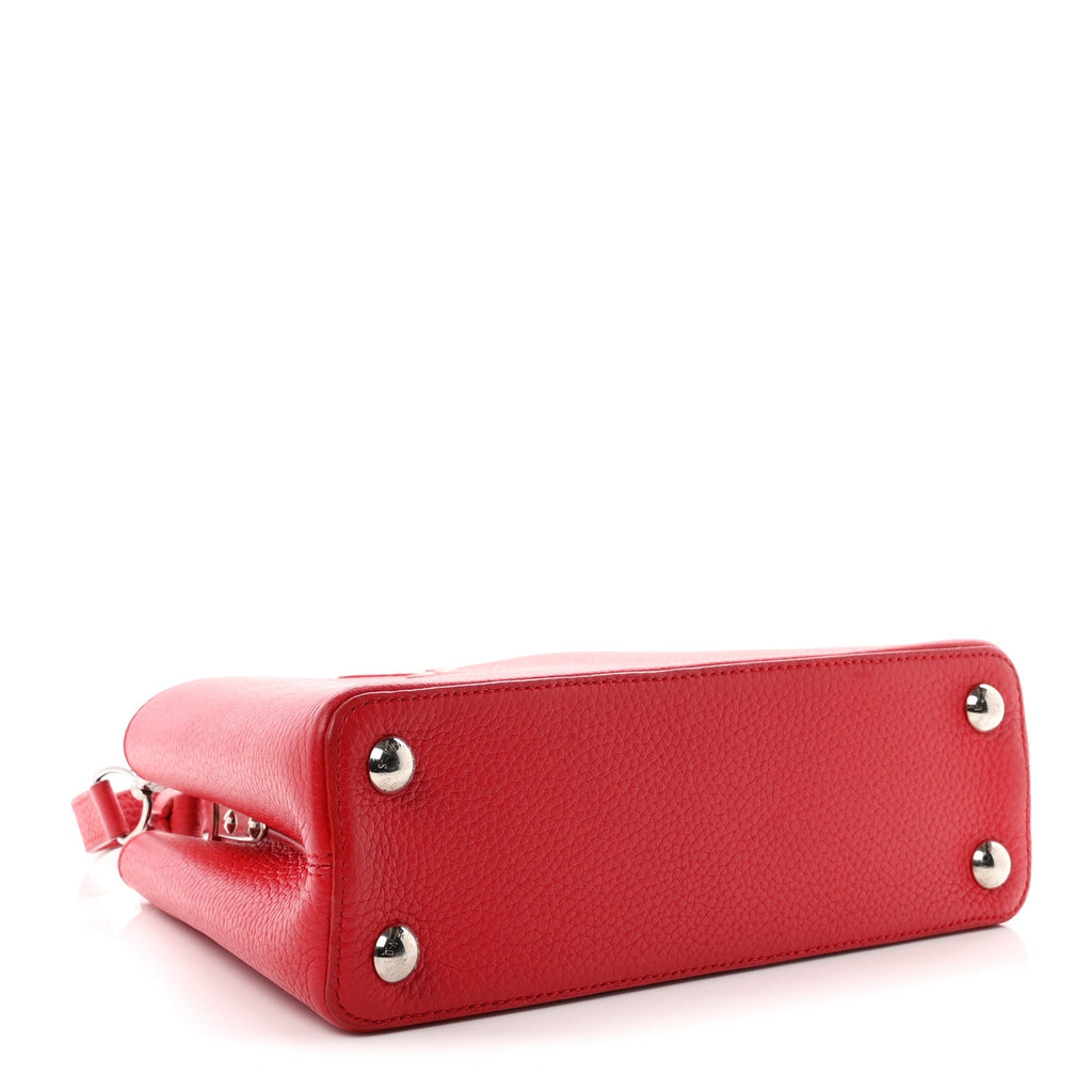 Louis Vuitton Taurillon Capucines BB Scarlet Red