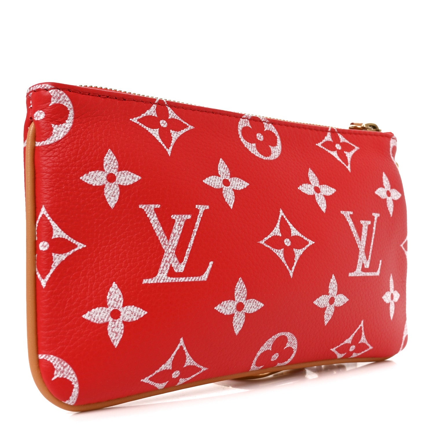 Louis Vuitton Calfskin Monogram Speedy P9 Bandouliere 50 Pochette Red