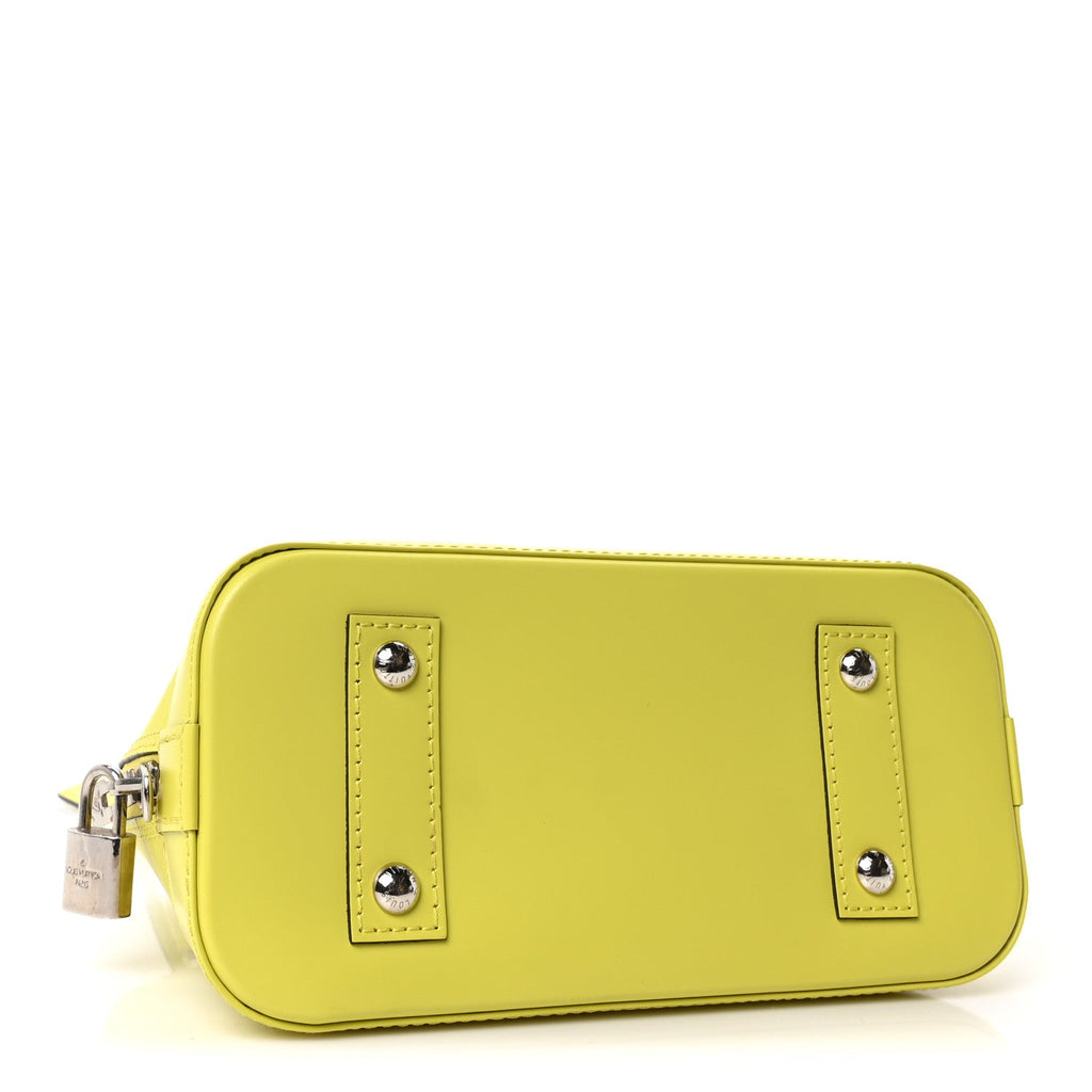 Louis Vuitton Epi Jacquard Alma BB Yellow Citron