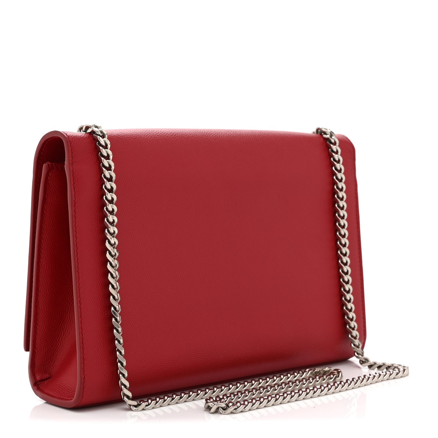 Saint Laurent Grain De Poudre Medium Monogram Kate Satchel New Lipstick