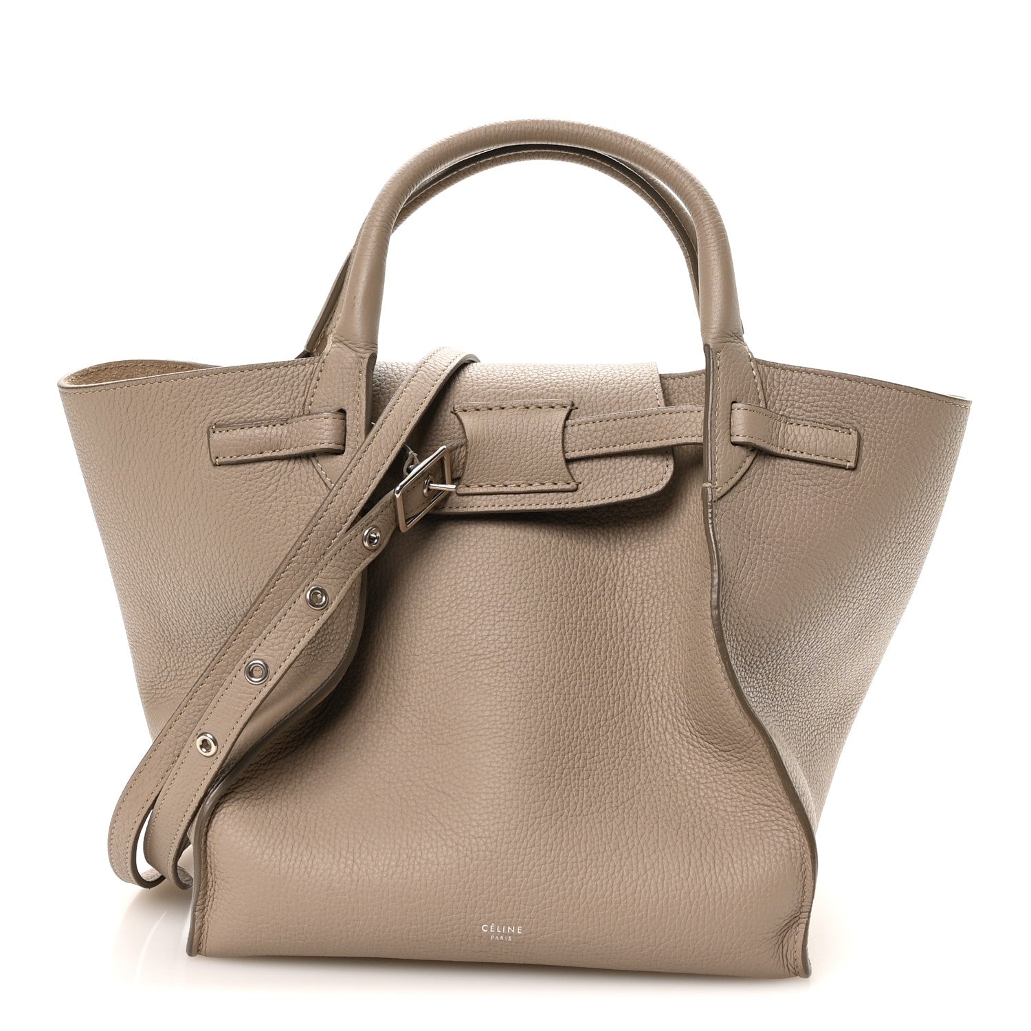 Celine Supple Grained Calfskin Small Big Bag Light Taupe