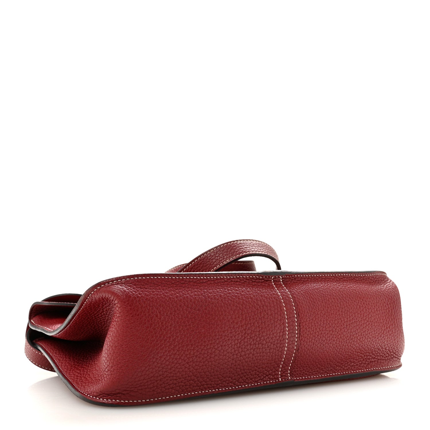 Hermès Taurillon Clemence Halzan 31 GM Rouge H