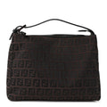 Fendi Zucchino Mini Pochette Tobacco Moro