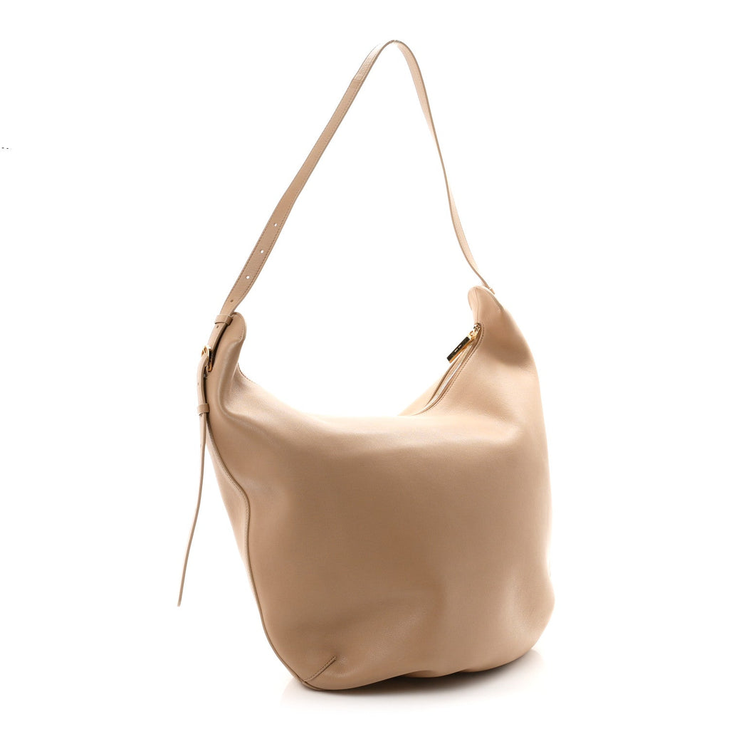 The Row Calfskin N/S Allie Bag Dune
