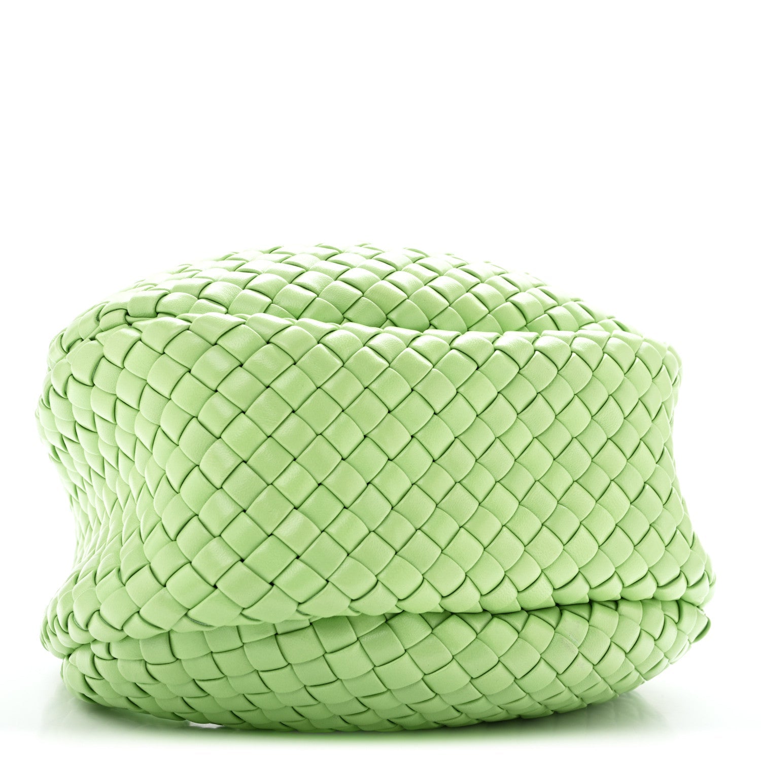Bottega Veneta Lambskin Intrecciato Padded Mini Jodie Pistachio