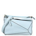 Loewe Calfskin Medium Puzzle Bag Light Blue