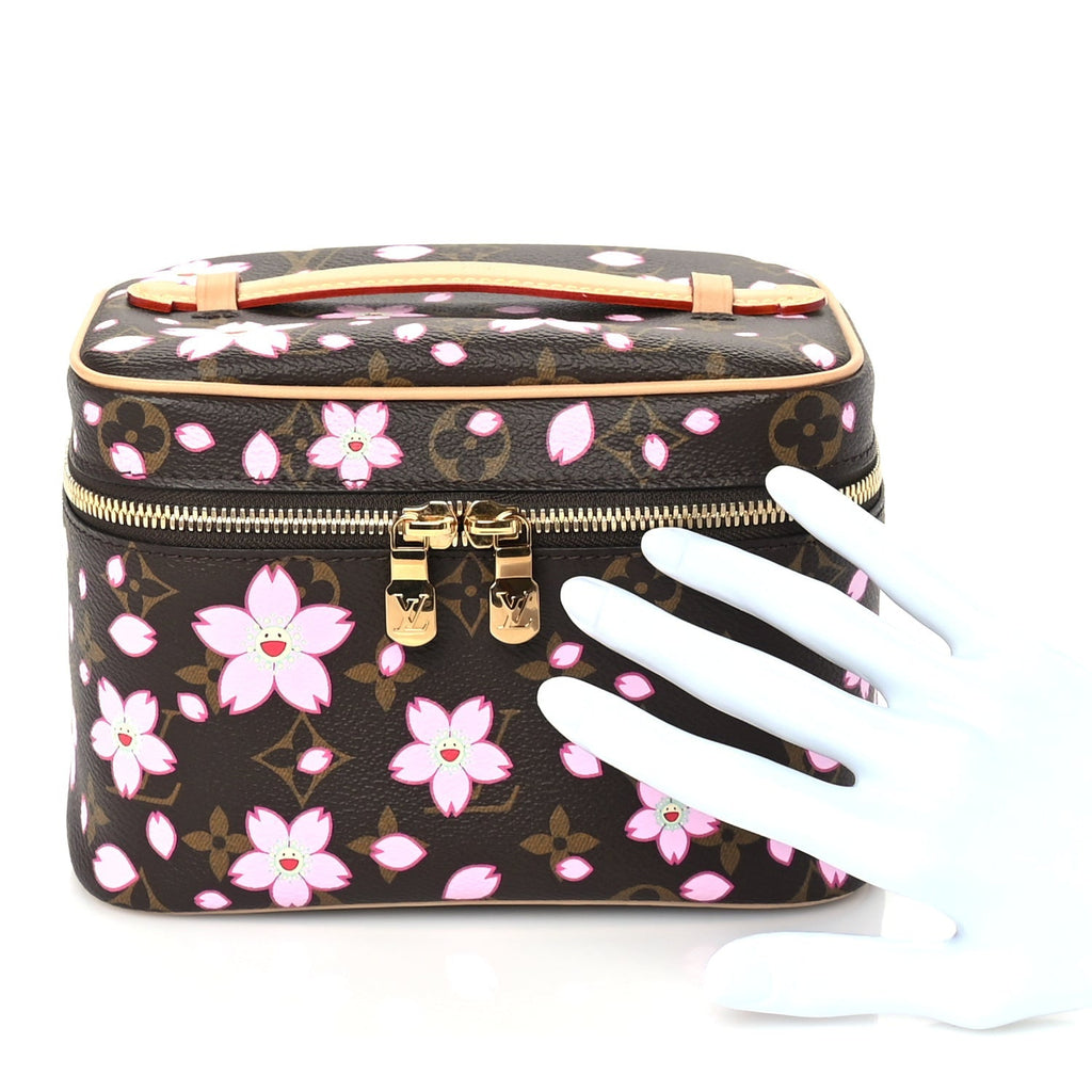 Louis Vuitton LV X TM Monogram Cherry Blossom Nice Mini Sakura Brown