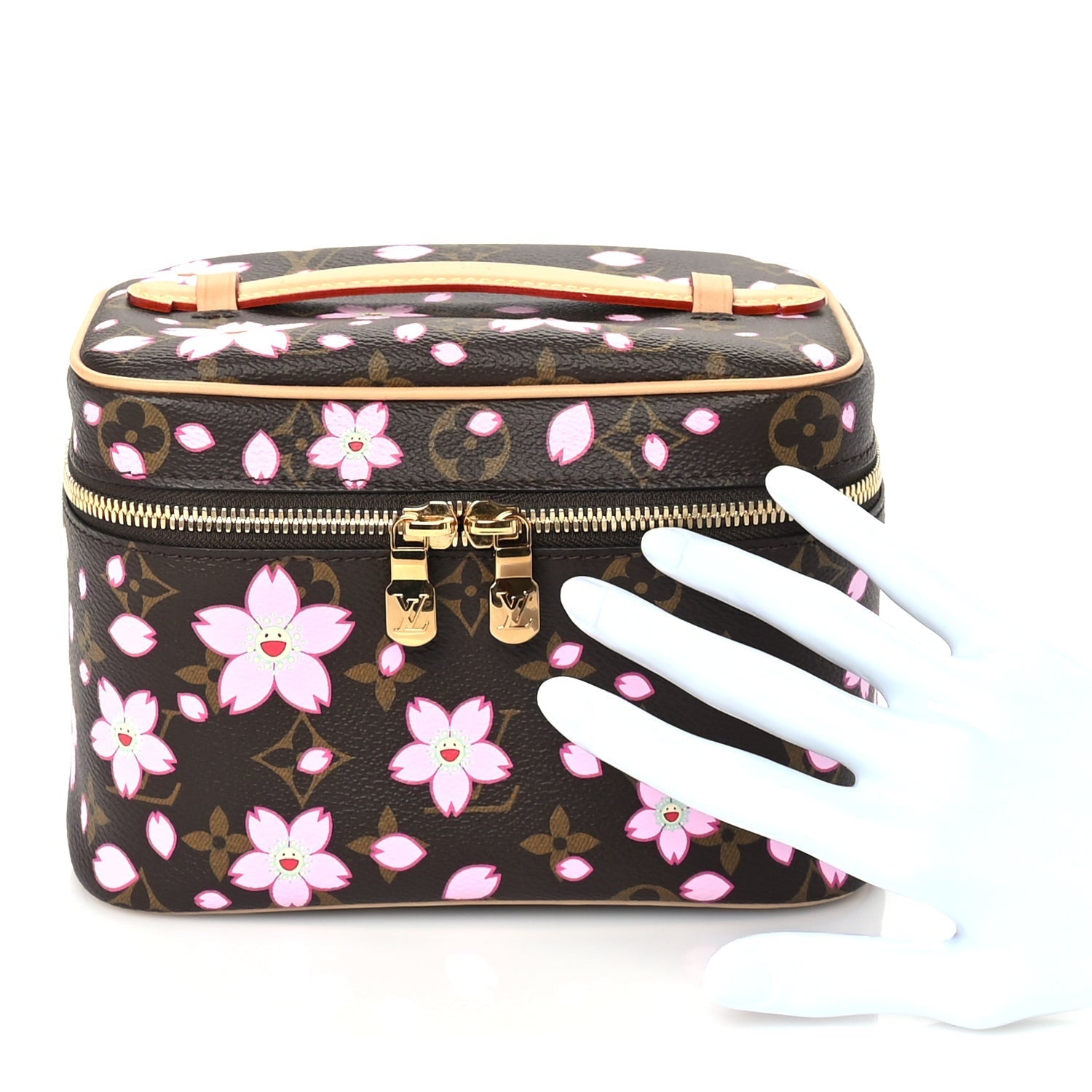 Louis Vuitton LV X TM Monogram Cherry Blossom Nice Mini Sakura Brown