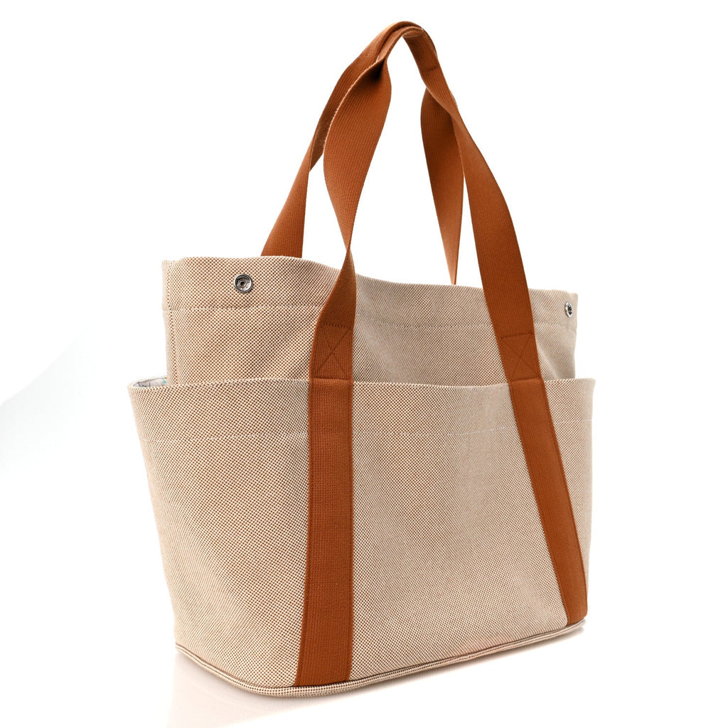 Hermès H Canvas Cabriole Nappy Bag Biscuit