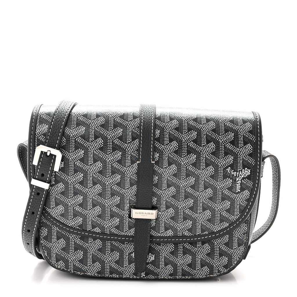 Goyard Goyardine Belvedere II PM Messenger Bag Gray