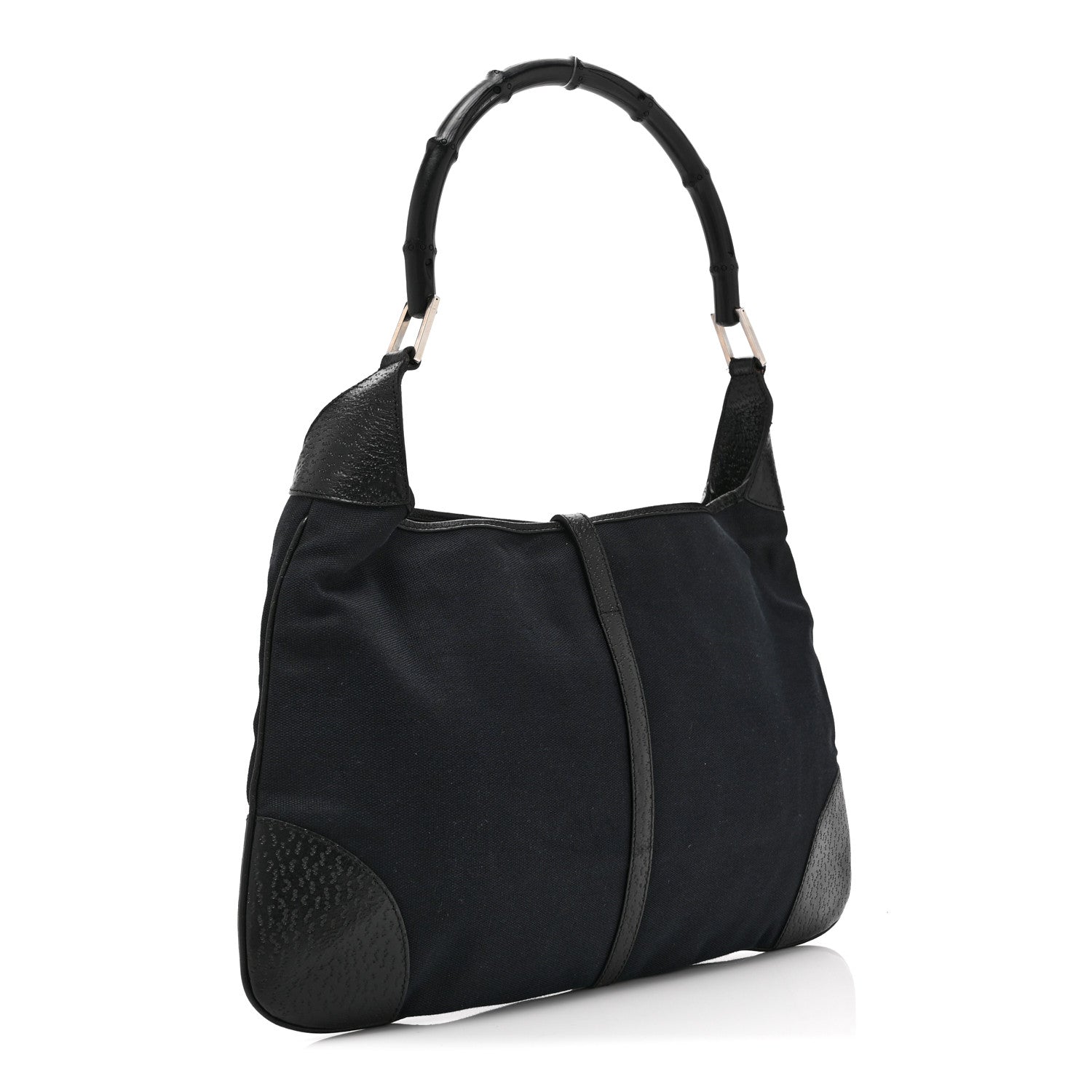 Gucci Canvas Small Jackie O Hobo Black