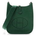 Hermès Taurillon Clemence Evelyne TPM Vert Vertigo