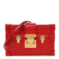 Louis Vuitton Vernis Petite Malle Red