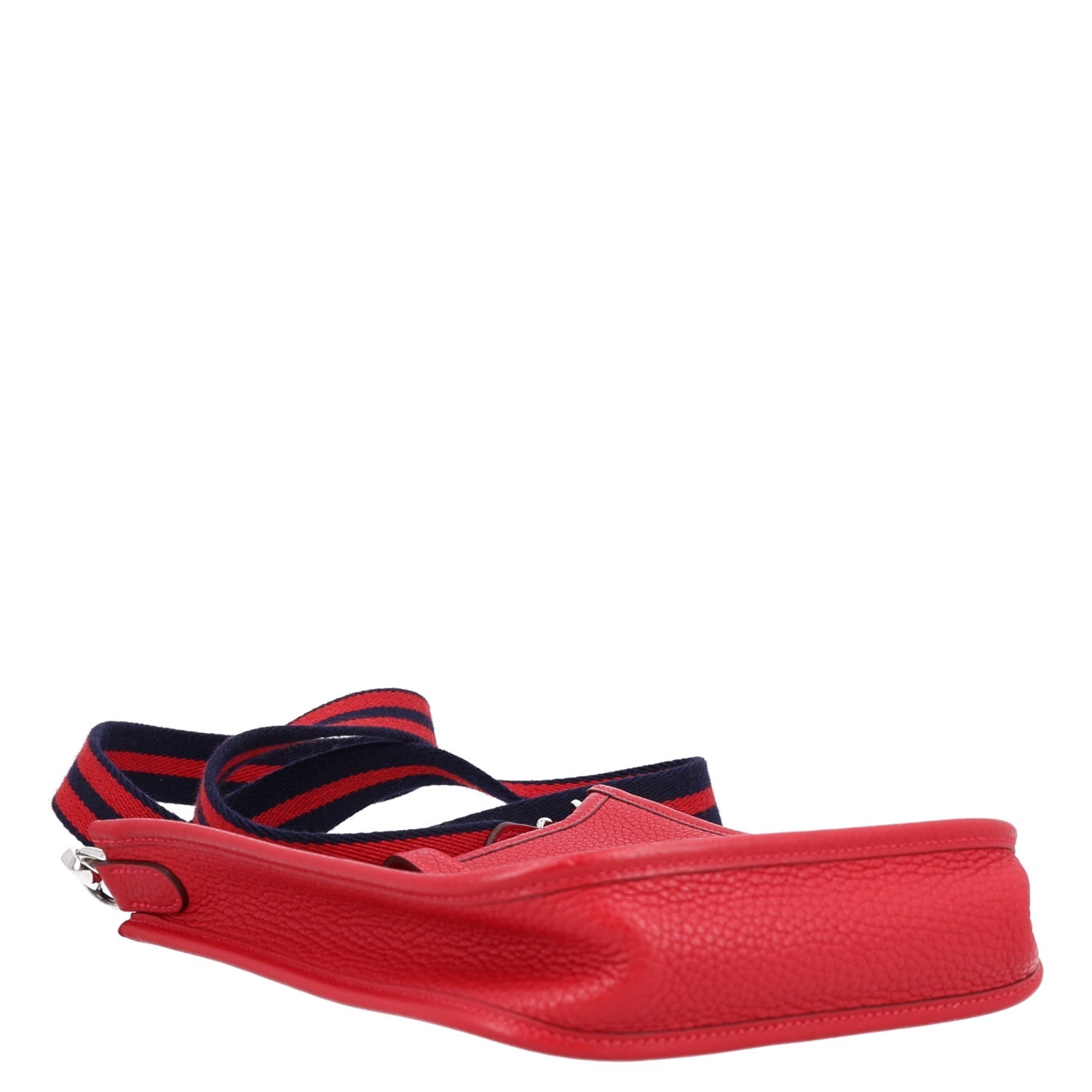 Hermès Taurillon Clemence Amazone Evelyne TPM Rouge Casaque Bleu Saphir