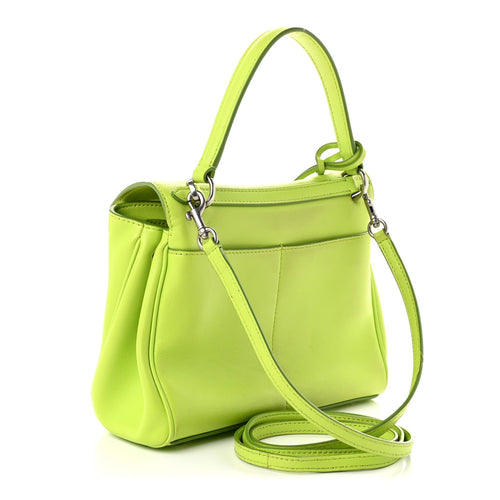 Balenciaga Natural Smooth Calfskin Mini Rodeo Top Handle Handbag Granny Apple