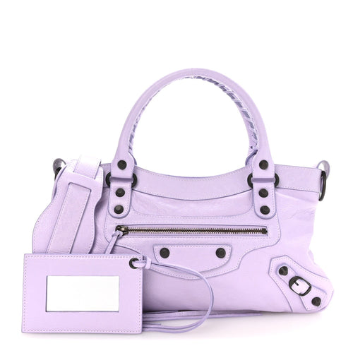 Balenciaga Agneau Arena Classic Hardware Le City First Bag Parma