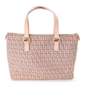 Fendi Zucchino Shopper Tote Pink