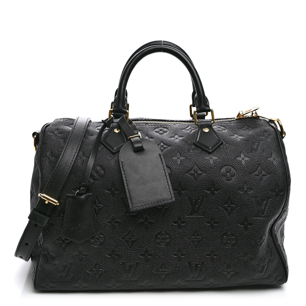 Louis Vuitton Empreinte Monogram Speedy Soft 30 Black