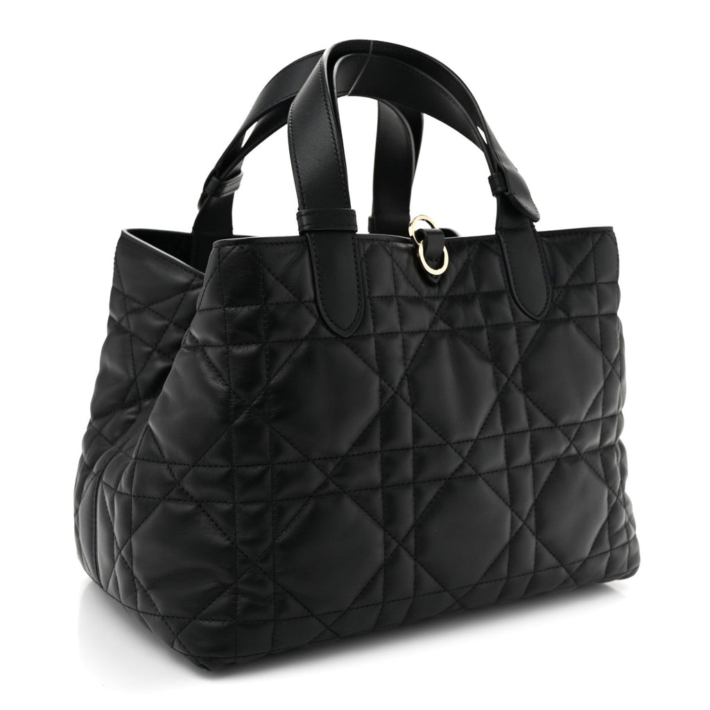 Dior Calfskin Macrocannage Medium Toujours Black