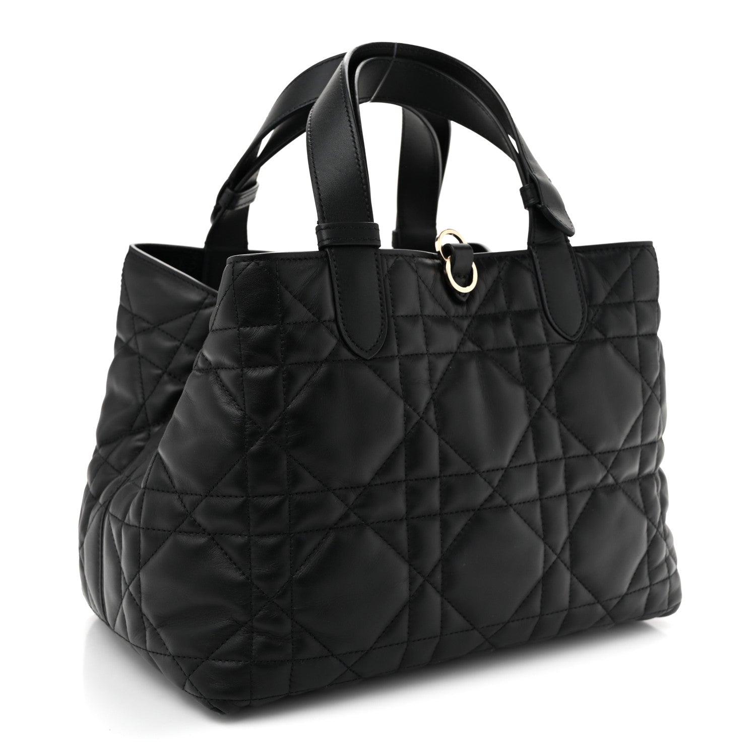 Dior Calfskin Macrocannage Medium Toujours Black