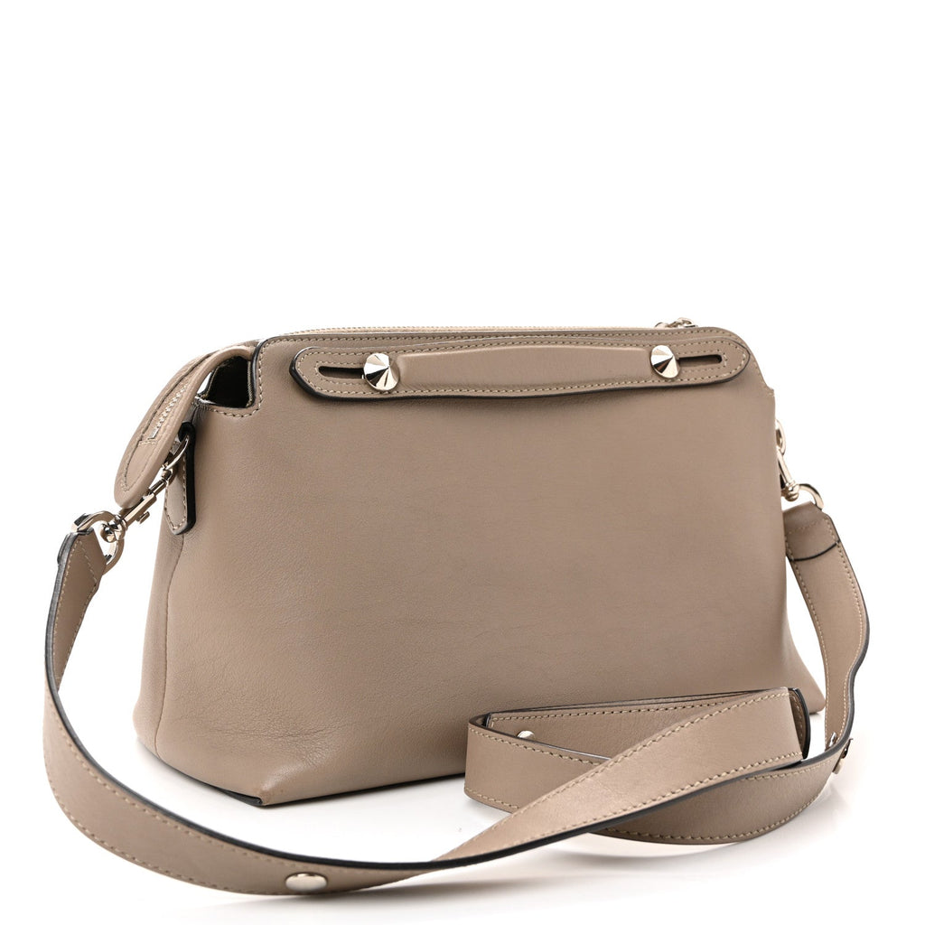 Fendi Vitello Dolce Medium By The Way Boston Bag Tortora