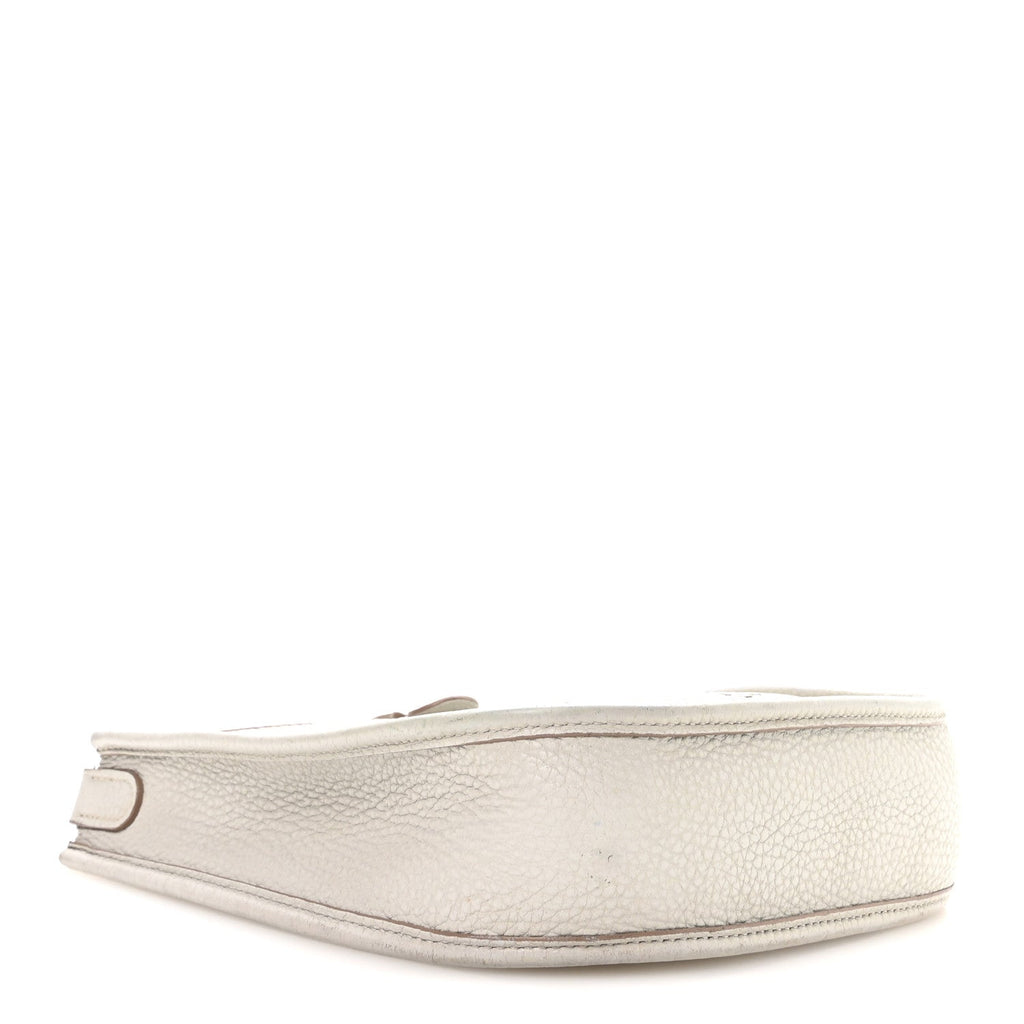Hermès Taurillon Clemence Amazone Evelyne TPM Gris Perle Etain