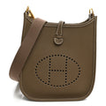 Hermès Taurillon Clemence Evelyne TPM Etoupe