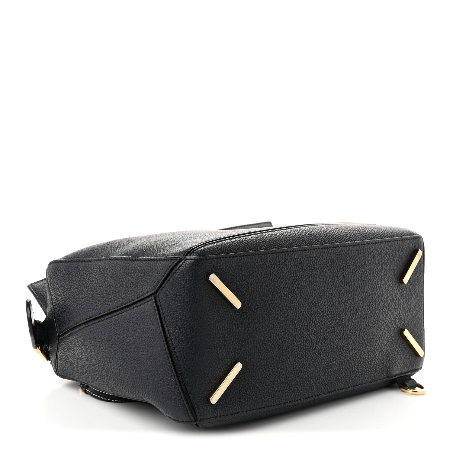 Loewe Calfskin Medium Puzzle Bag Midnight Blue Black