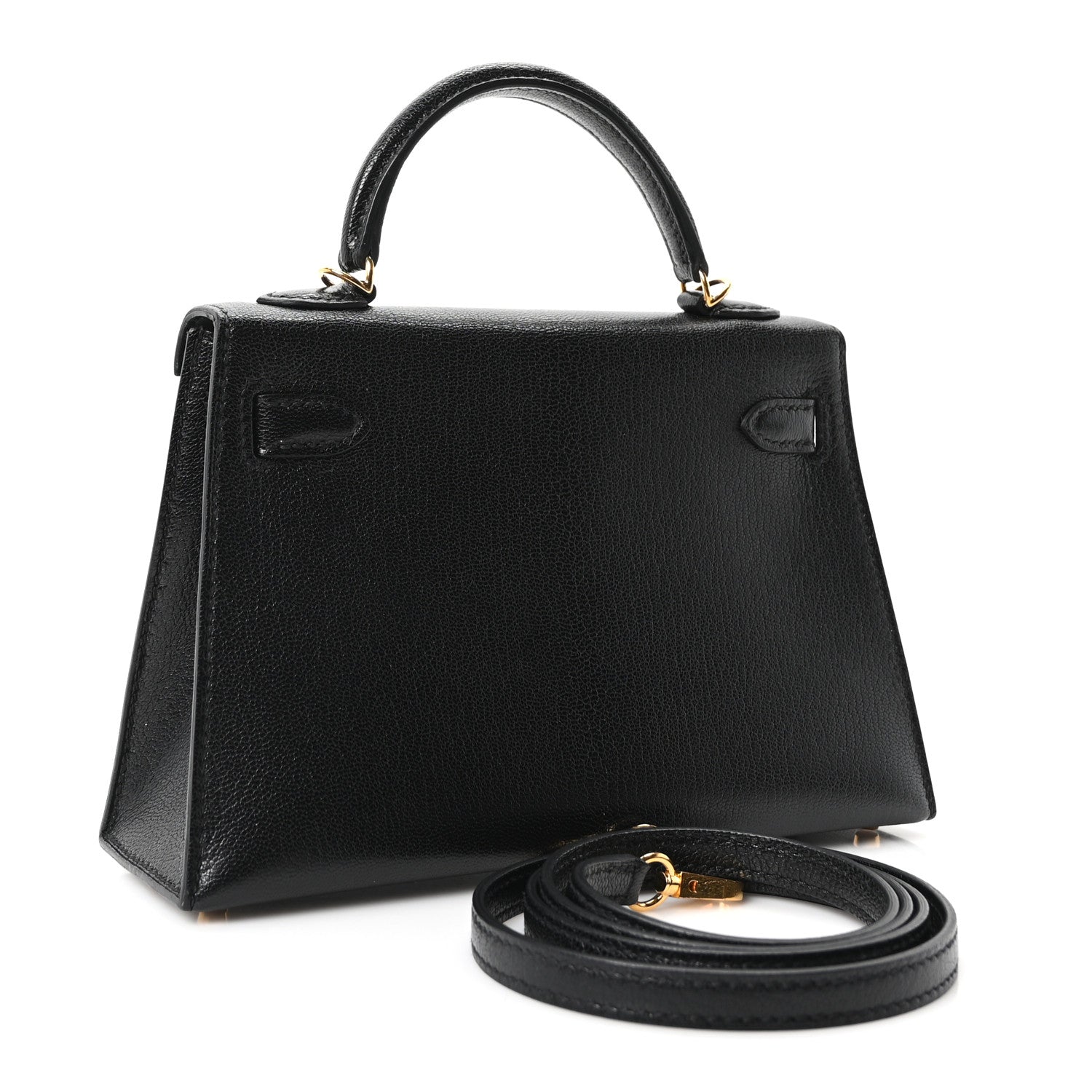 Hermès Chevre Chamkila Mini Kelly Sellier 20 Black