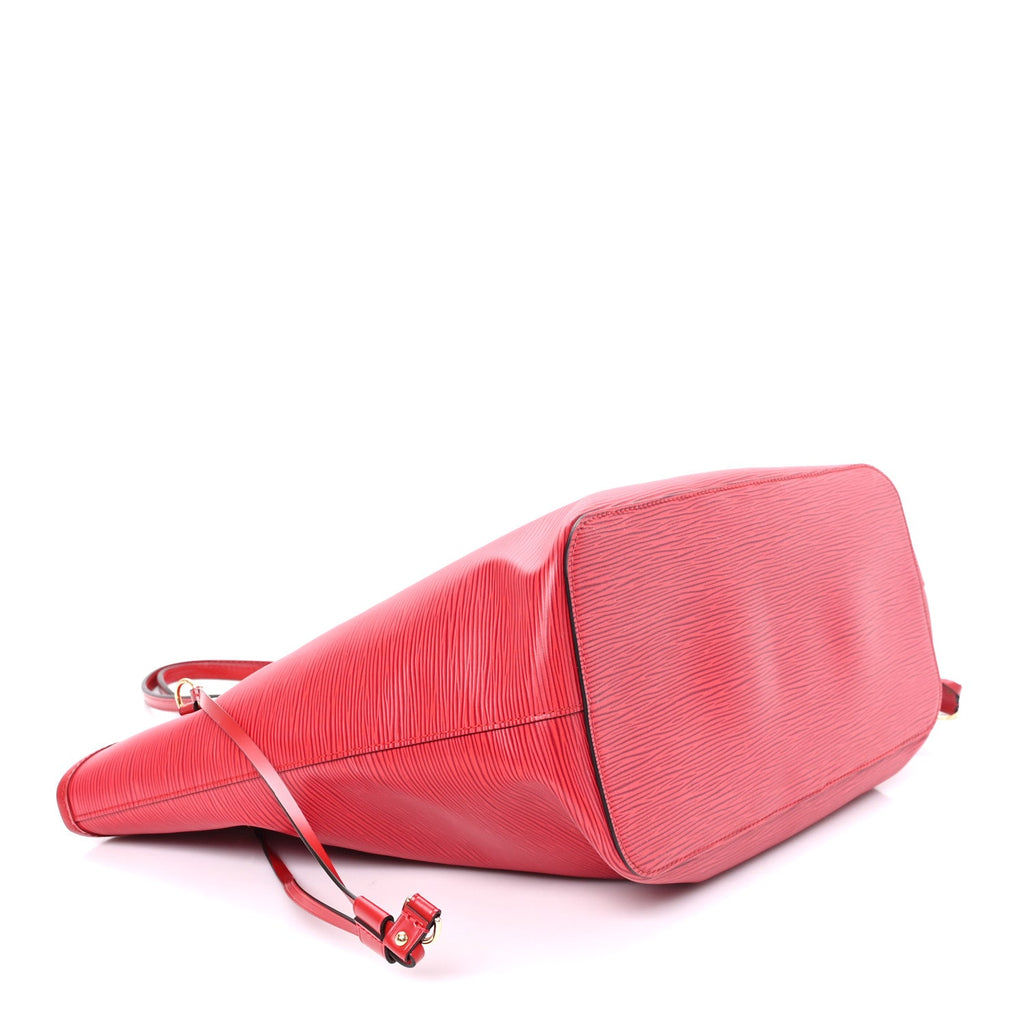 Louis Vuitton Epi Monogram Neverfull MM Castillan Red