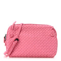 Bottega Veneta Nappa Intrecciato Nodini Bag Pink
