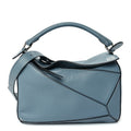 Loewe Calfskin Medium Puzzle Bag Blue