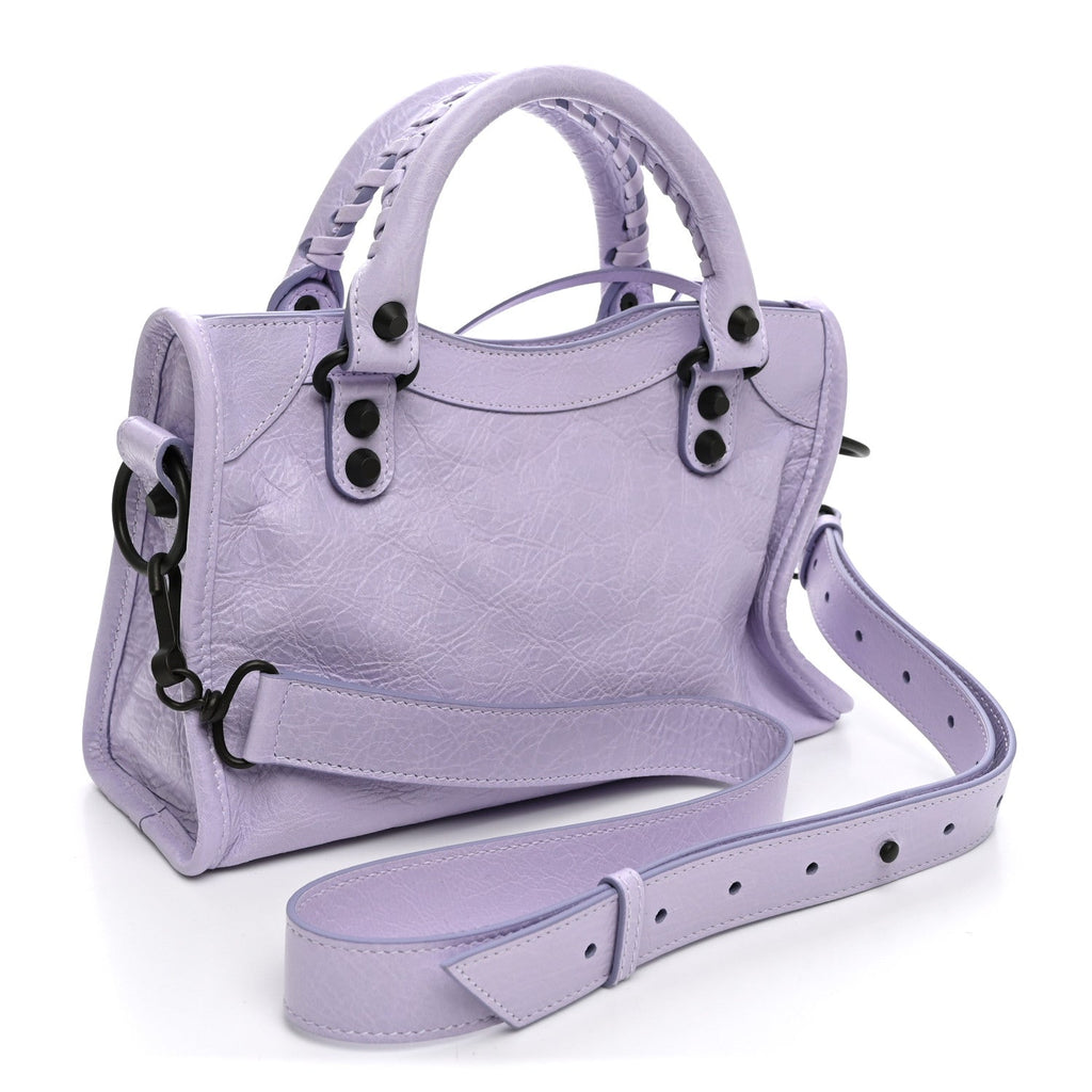 Balenciaga Agneau Arena Classic Hardware Le City Mini Parma