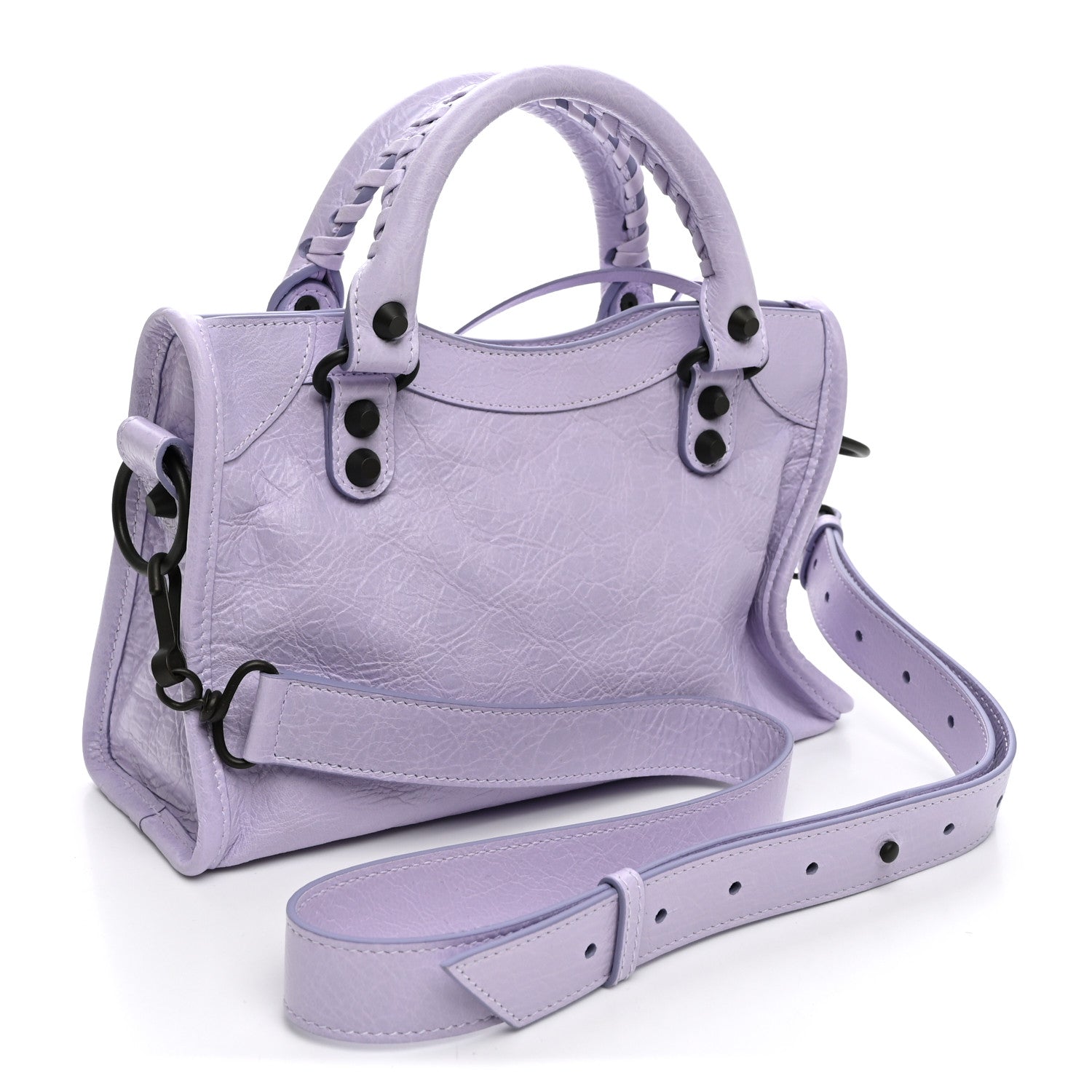 Balenciaga Agneau Arena Classic Hardware Le City Mini Parma