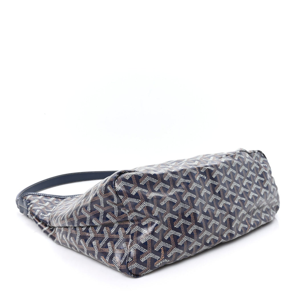Goyard Goyardine Boheme Hobo Navy Blue detail view