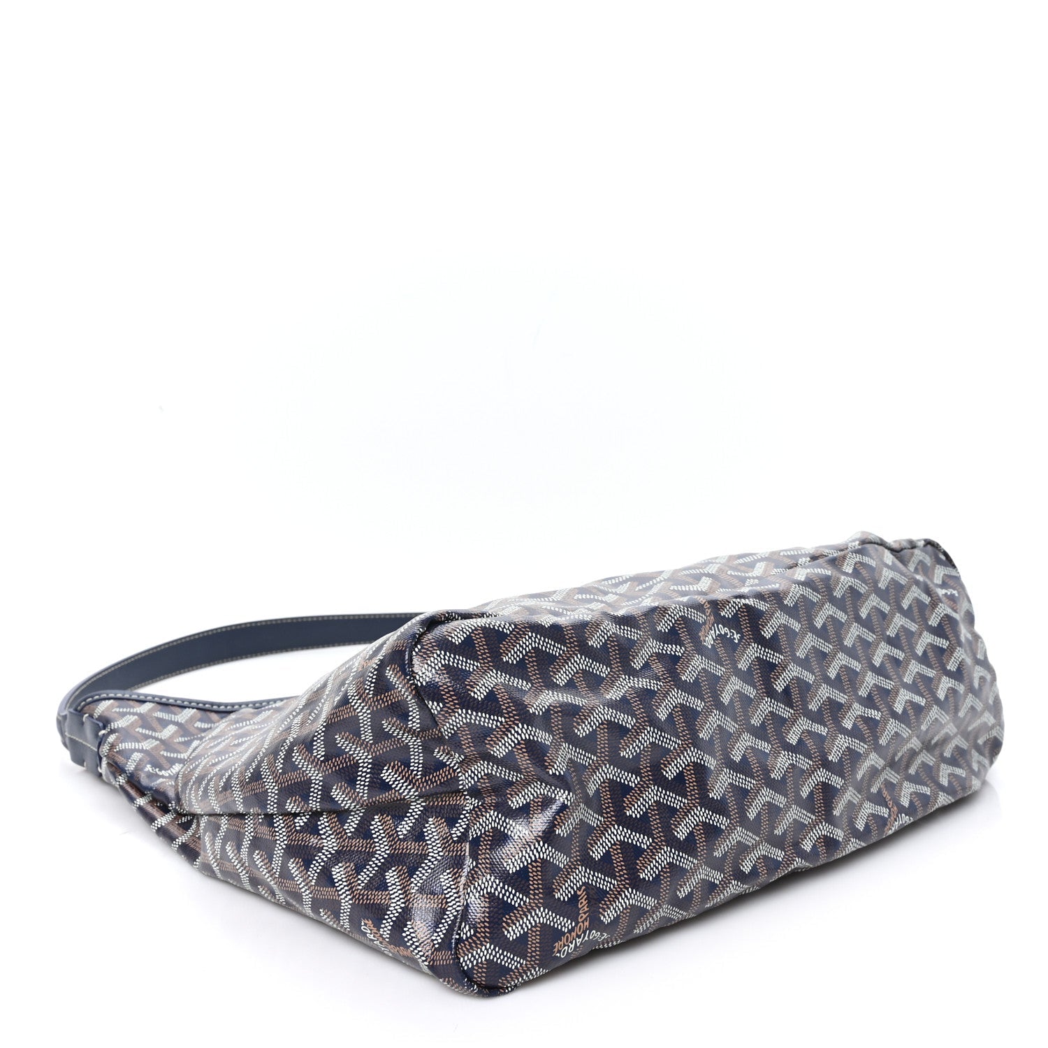Goyard Goyardine Boheme Hobo Navy Blue detail view