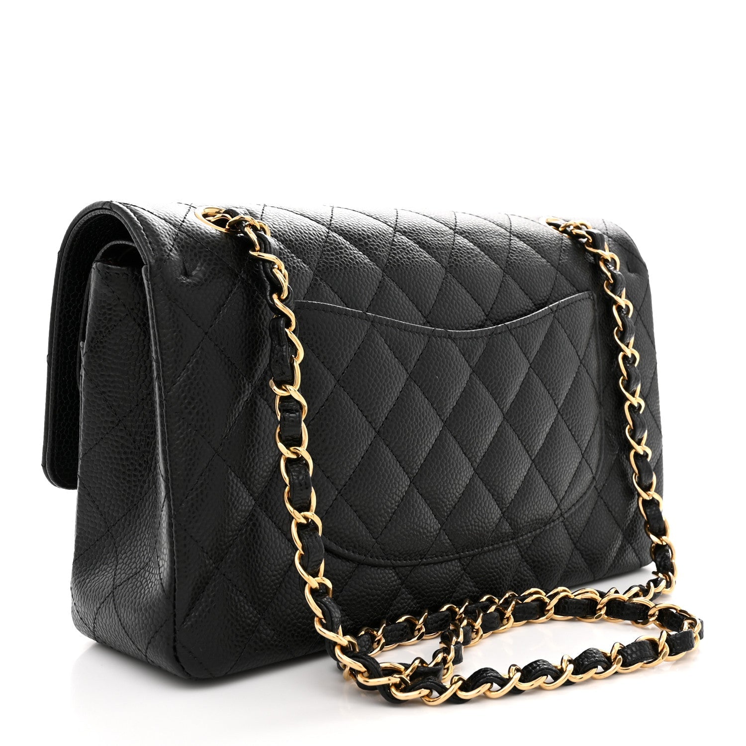 Chanel Caviar Quilted Medium Double Flap Black