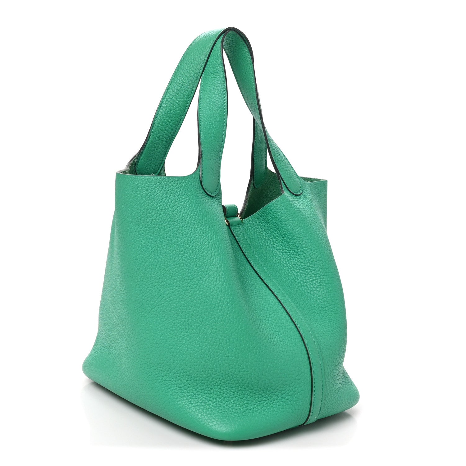 Hermès Taurillon Clemence Picotin Lock 22 MM Menthe