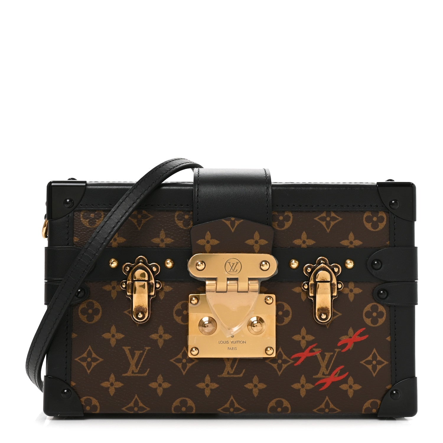Louis Vuitton Monogram Petite Malle Black