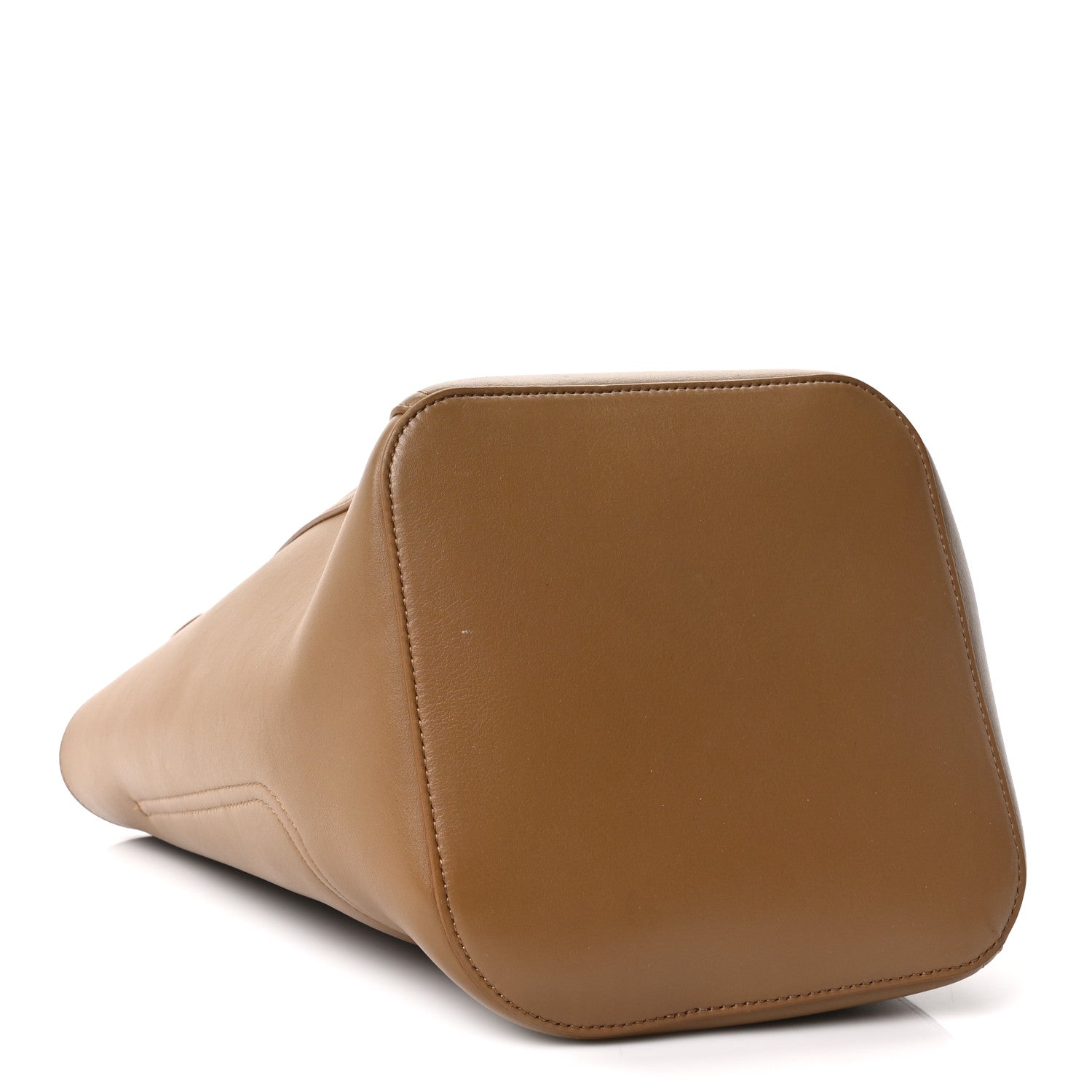 Loewe Smooth Calfskin Medium Pebble Bucket Bag Oak