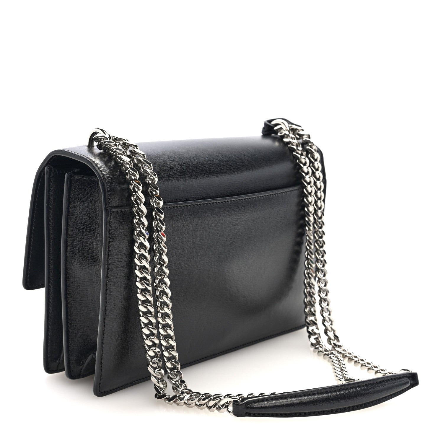 Saint Laurent Calfskin Medium Monogram Sunset Black