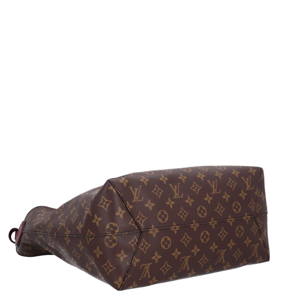Louis Vuitton Monogram Flower Hobo Bordeaux