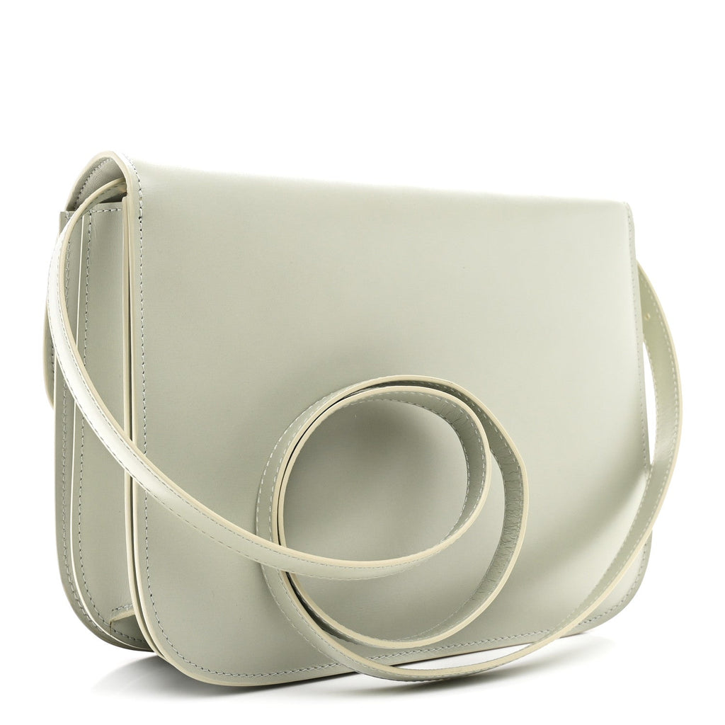 Celine Box Calfskin Medium Classic Box Flap Bag Vert D'eau